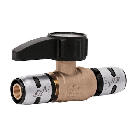Sharkbite EvoPEX Push to Connect 0.75 in. Push x 0.75 in. Dia. Push Ball Valve 4915229